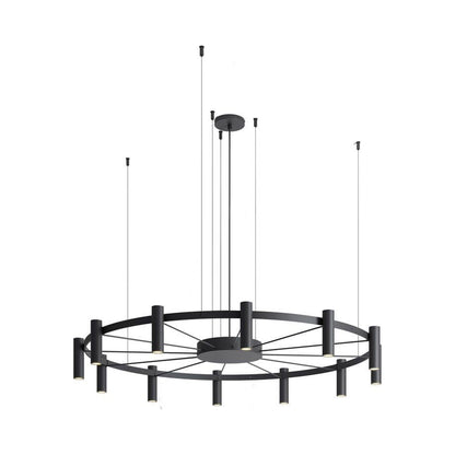 Laverd LED Pendant Light in Black (44.88-Inch).
