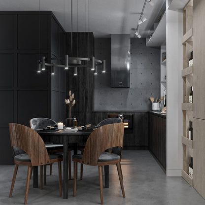 Laverd LED Pendant Light in dining room.