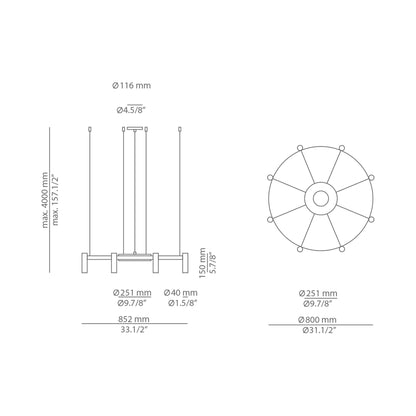 Laverd LED Pendant Light in Detail.