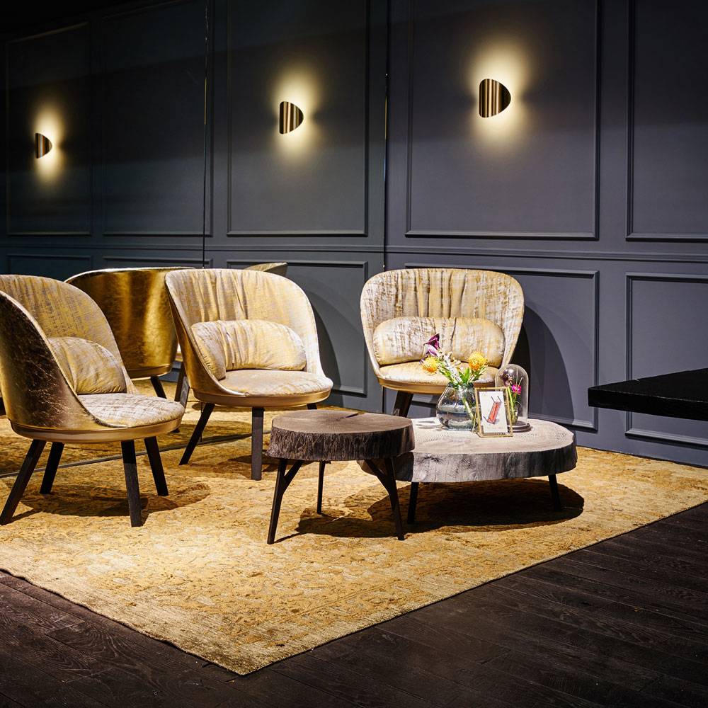 Lune LED Wall Light in cafe.