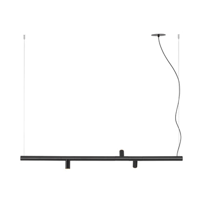 Morse LED Pendant Light in Black.