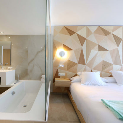 Obs LED Wall Light in bedroom.