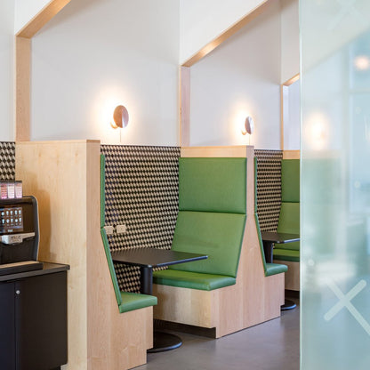 Obs LED Wall Light in restaurant.