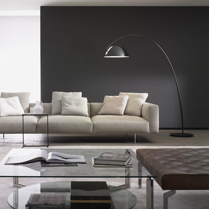Pluma Floor Lamp in living room.