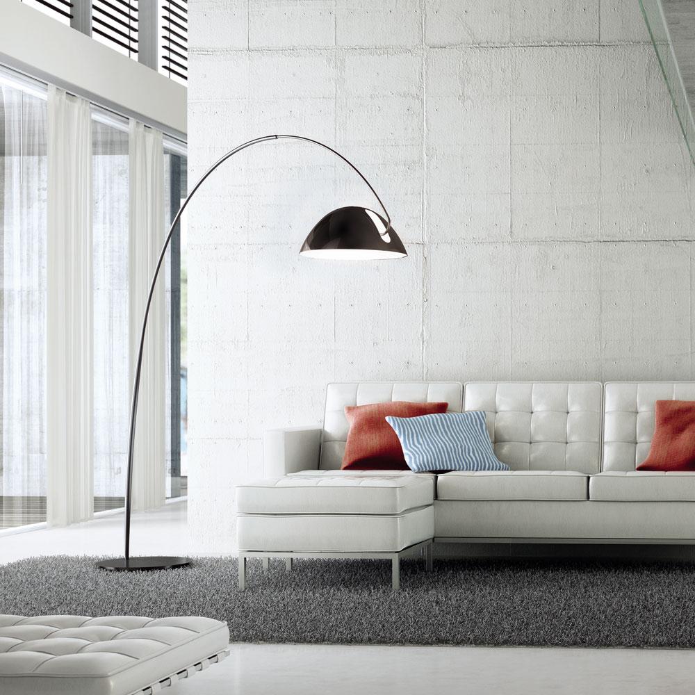 Pluma Floor Lamp in living room.