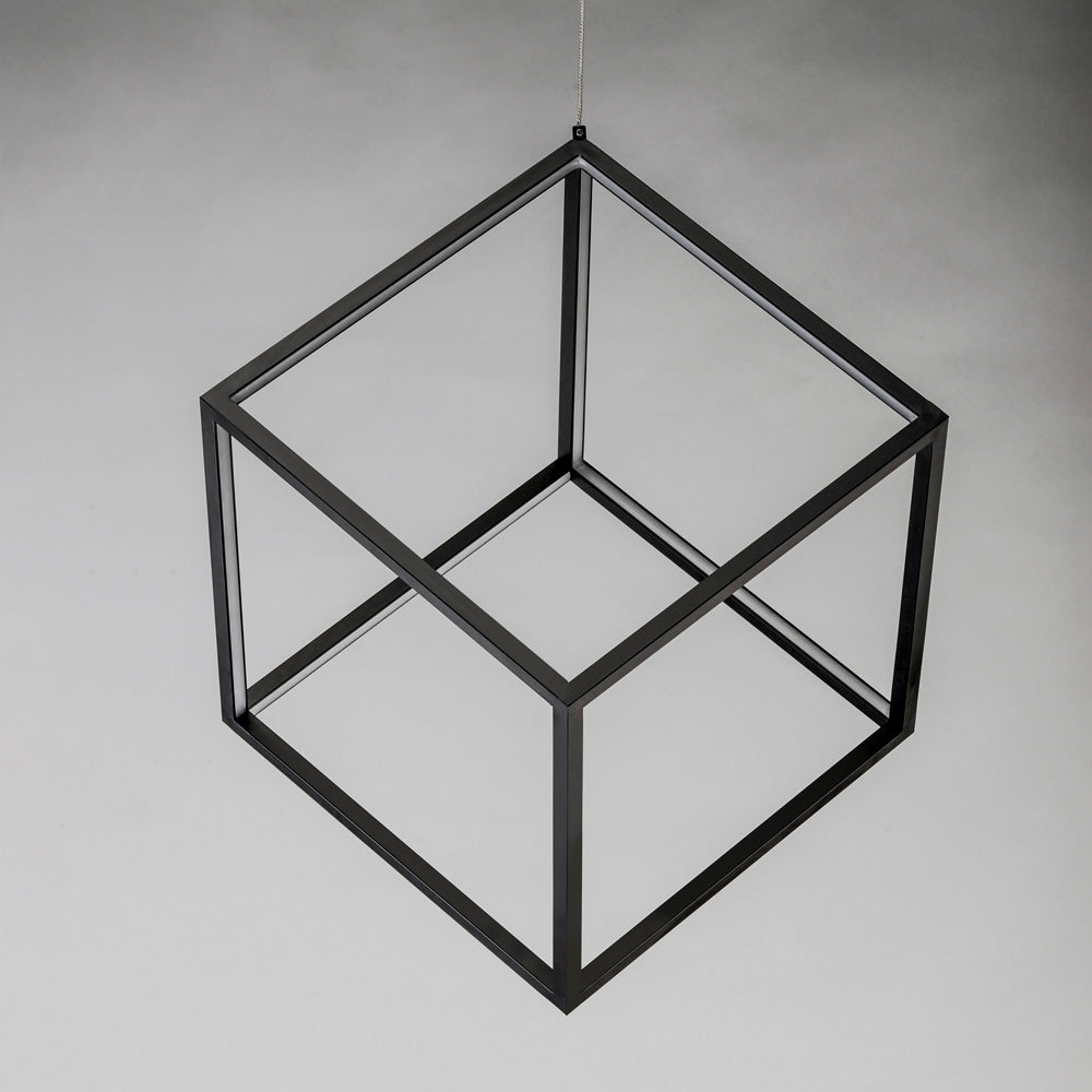 4 Square LED Pendant Light in Detail.