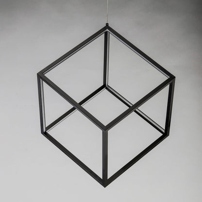 4 Square LED Pendant Light in Detail.