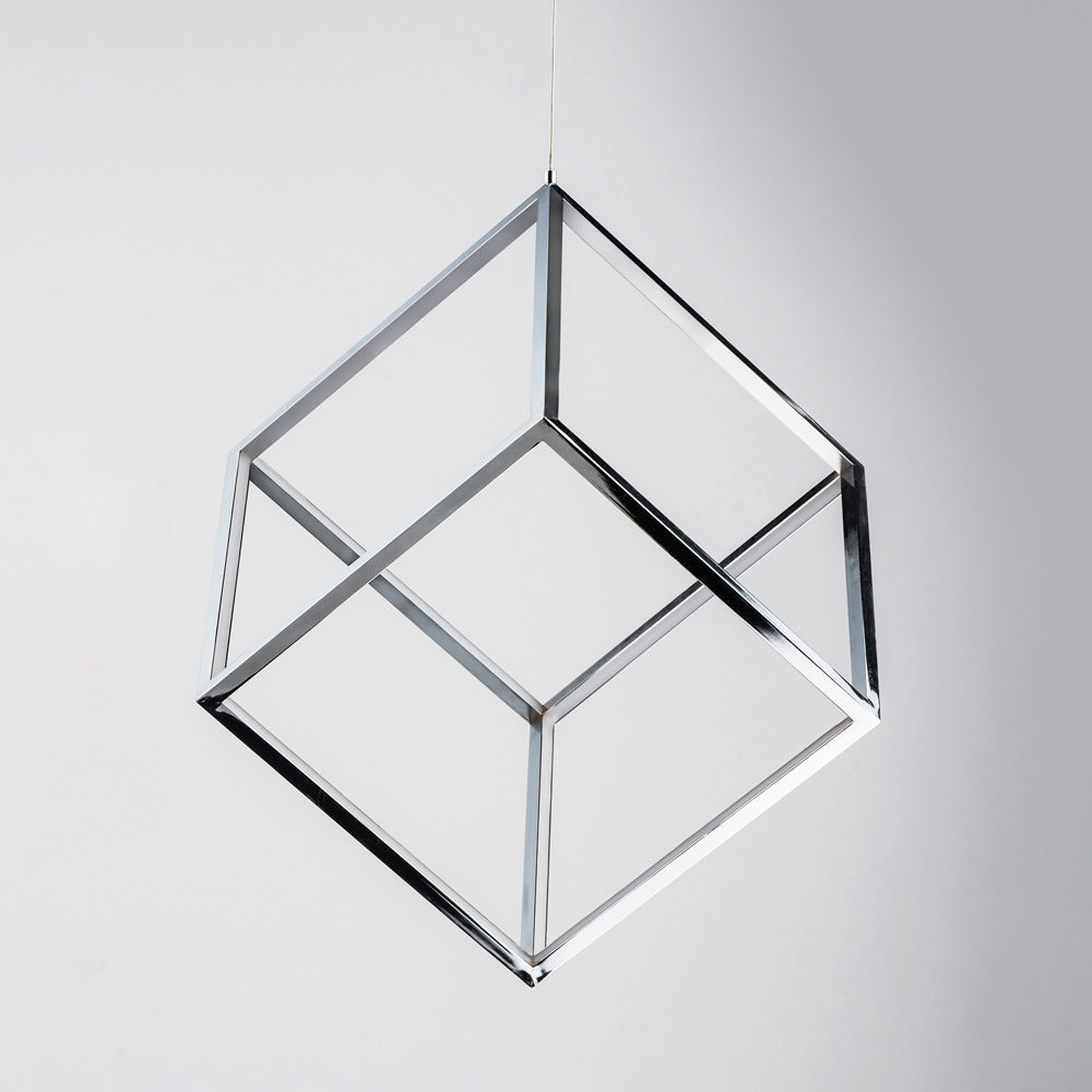 4 Square LED Pendant Light in Detail.