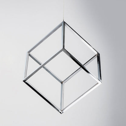 4 Square LED Pendant Light in Detail.