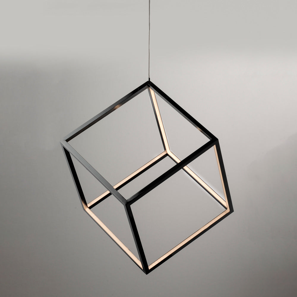 4 Square LED Pendant Light in Detail.