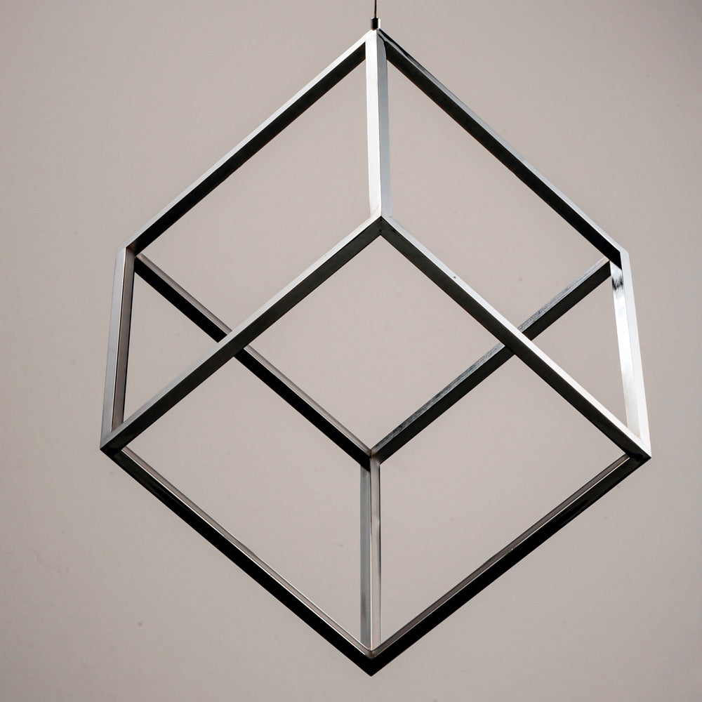 4 Square LED Pendant Light in Detail.
