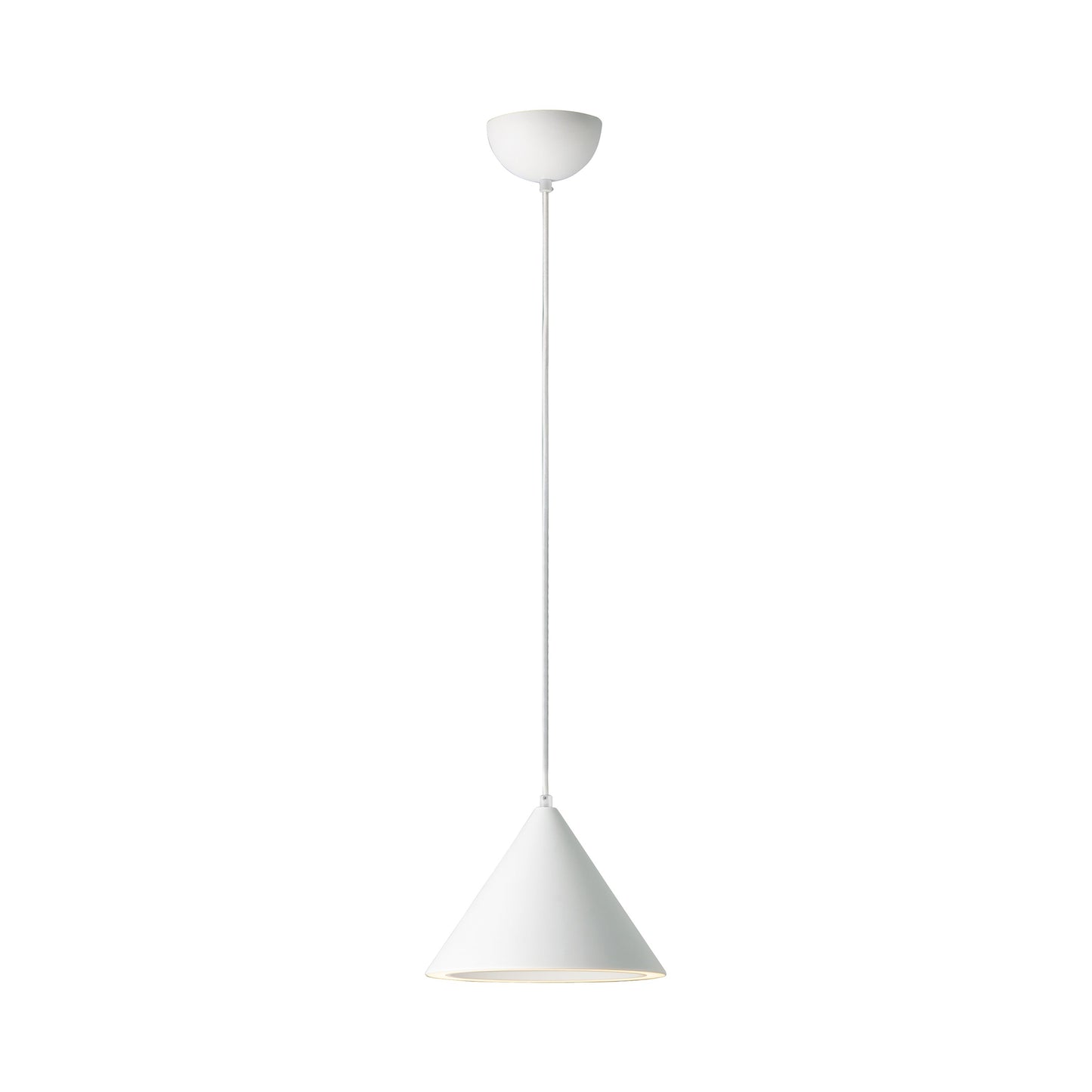 Abyss LED Mini Pendant Light in Matte White.