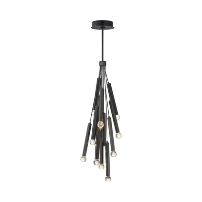 Allumettes LED Pendant Light in Black (12-Light).
