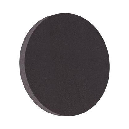 Alumilux Dish Outdoor LED Wall Light in Architectural Bronze.