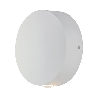 Alumilux Glint Outdoor LED Wall Light in White.