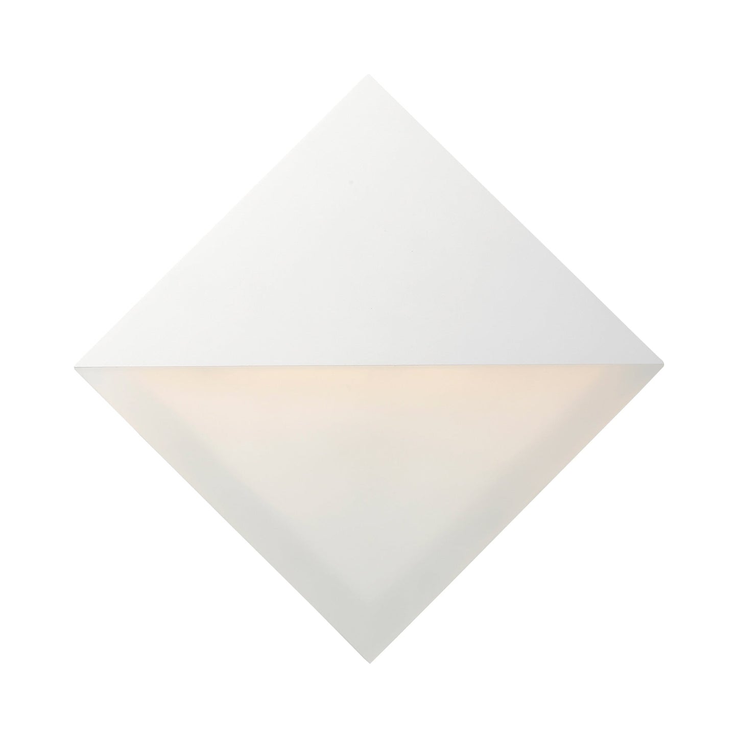 Alumilux Glow Outdoor LED Wall Light in White.