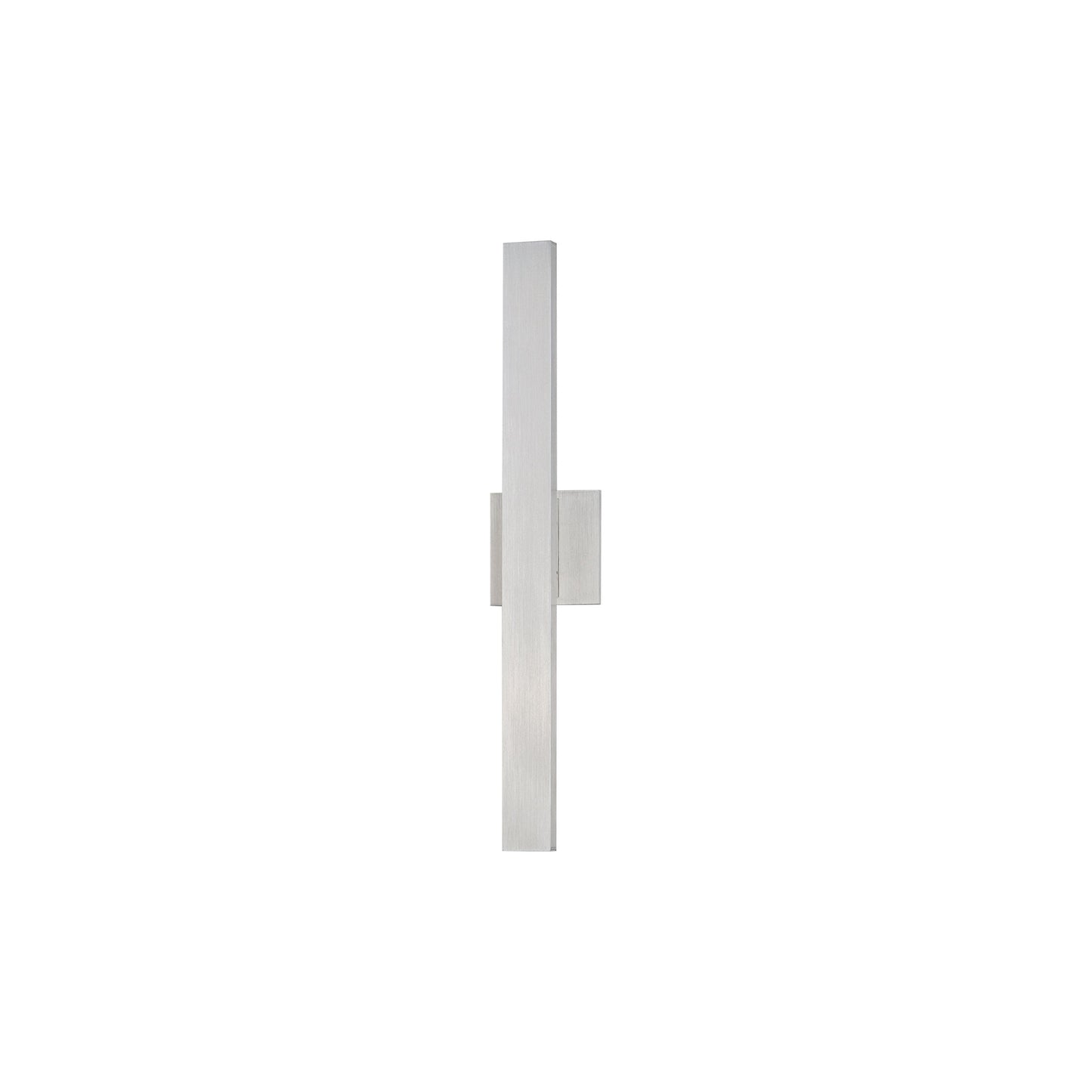 Alumilux Line Outdoor LED Wall Light in Satin Aluminum (24-Inch/2700K/3000K/3500K/4000K/5000K).