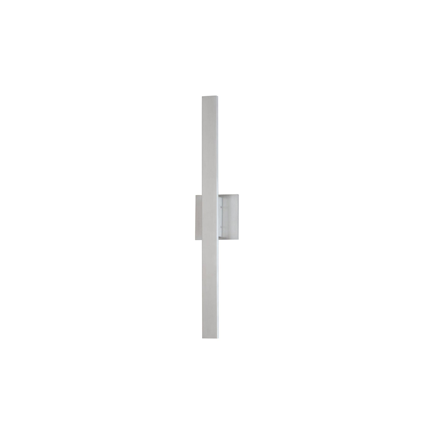 Alumilux Line Outdoor LED Wall Light in Satin Aluminum (24-Inch/3000K).