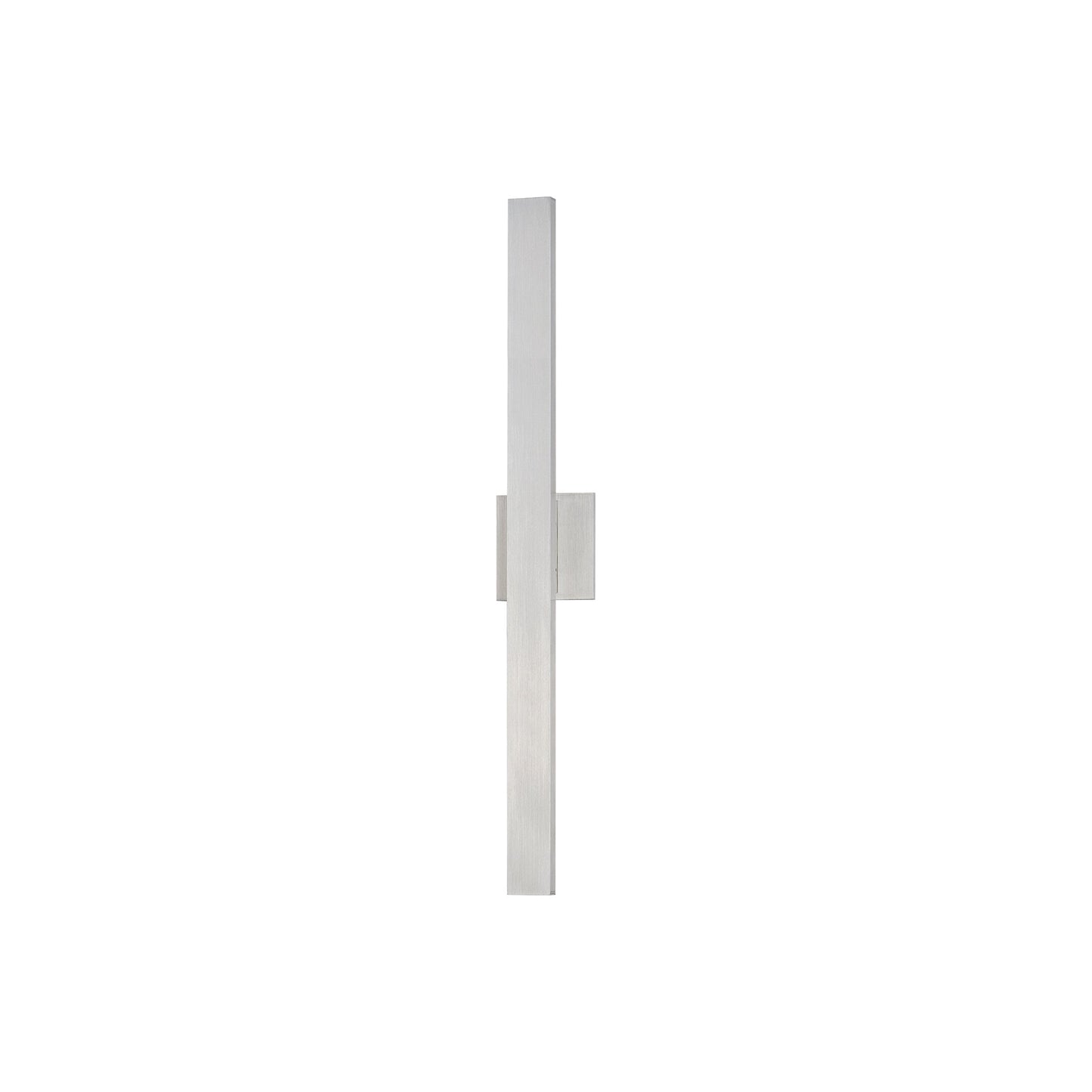 Alumilux Line Outdoor LED Wall Light in Satin Aluminum (30-Inch/2700K/3000K/3500K/4000K/5000K).
