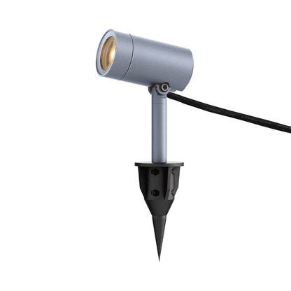 Alumilux Outdoor LED Spot Light in Satin Aluminum (1.5-Inch/8.25-Inch).