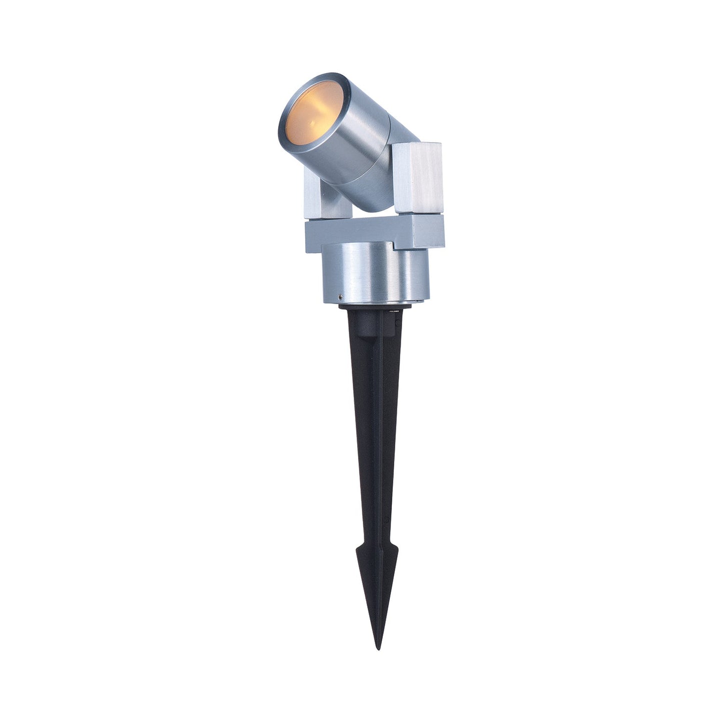 Alumilux Outdoor Spot Light in Satin Aluminum (13.75-Inch).
