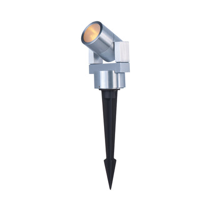 Alumilux Outdoor Spot Light in Satin Aluminum (13.75-Inch).