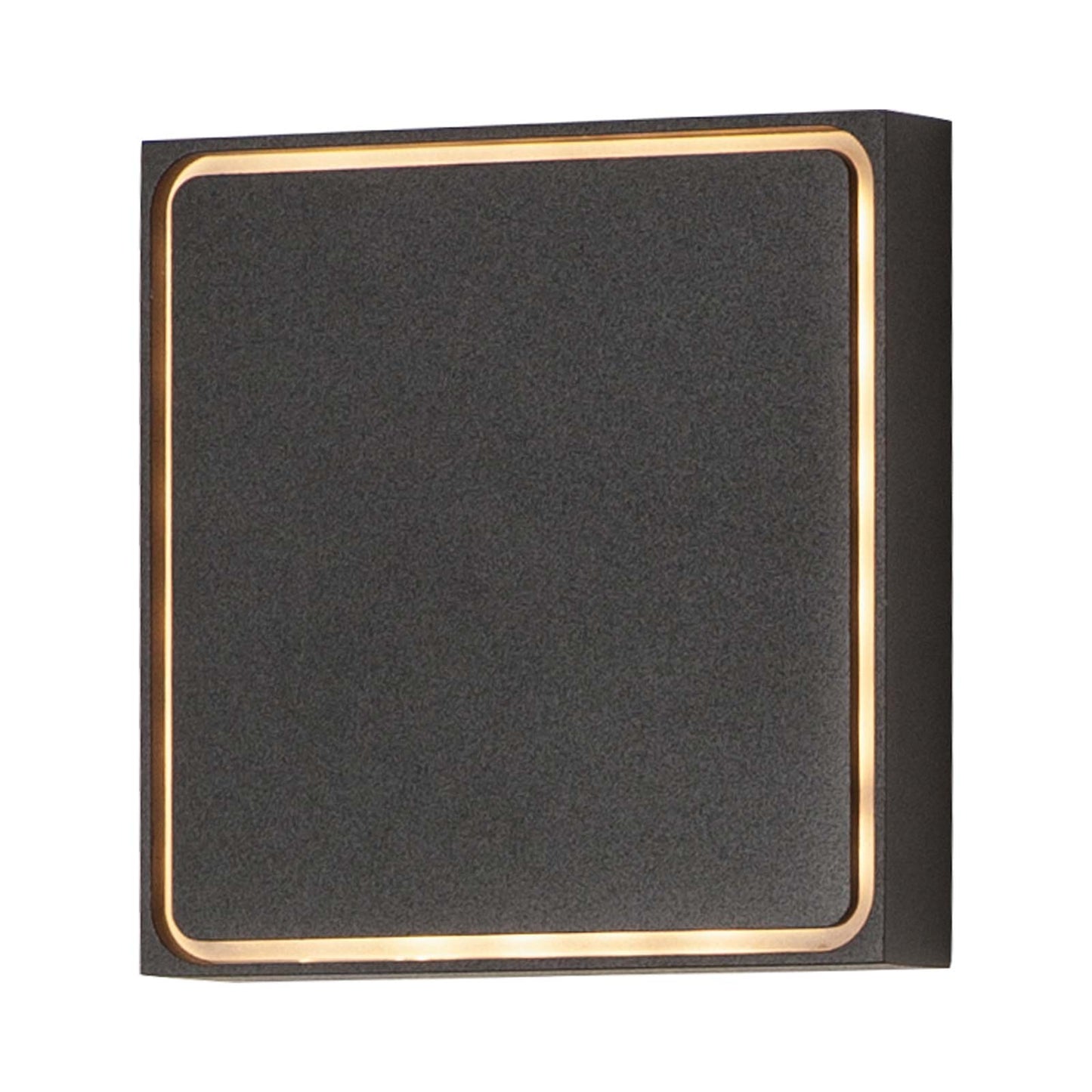 Alumilux Outline Outdoor LED Wall Light in Black.