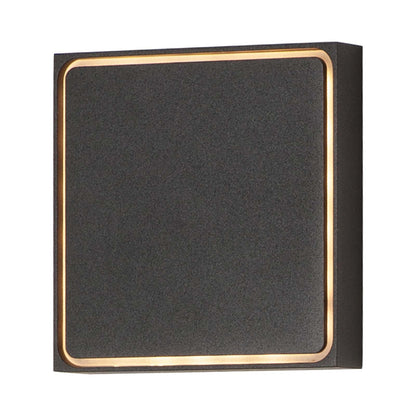Alumilux Outline Outdoor LED Wall Light in Black.