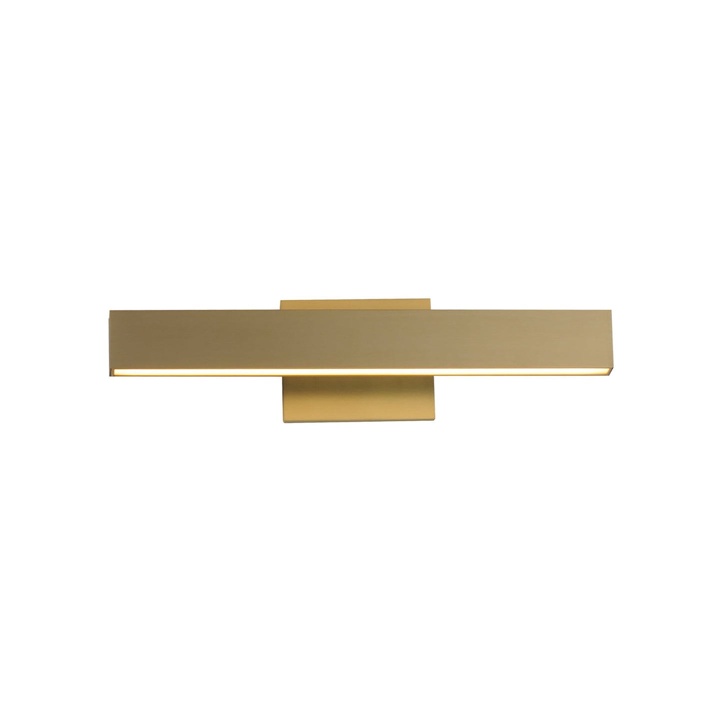 Alumilux Sideline LED Bath Vanity Light in Satin Brass (18-Inch).