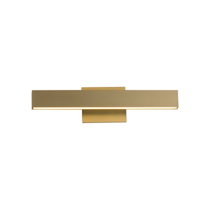 Alumilux Sideline LED Bath Vanity Light in Satin Brass (18-Inch).