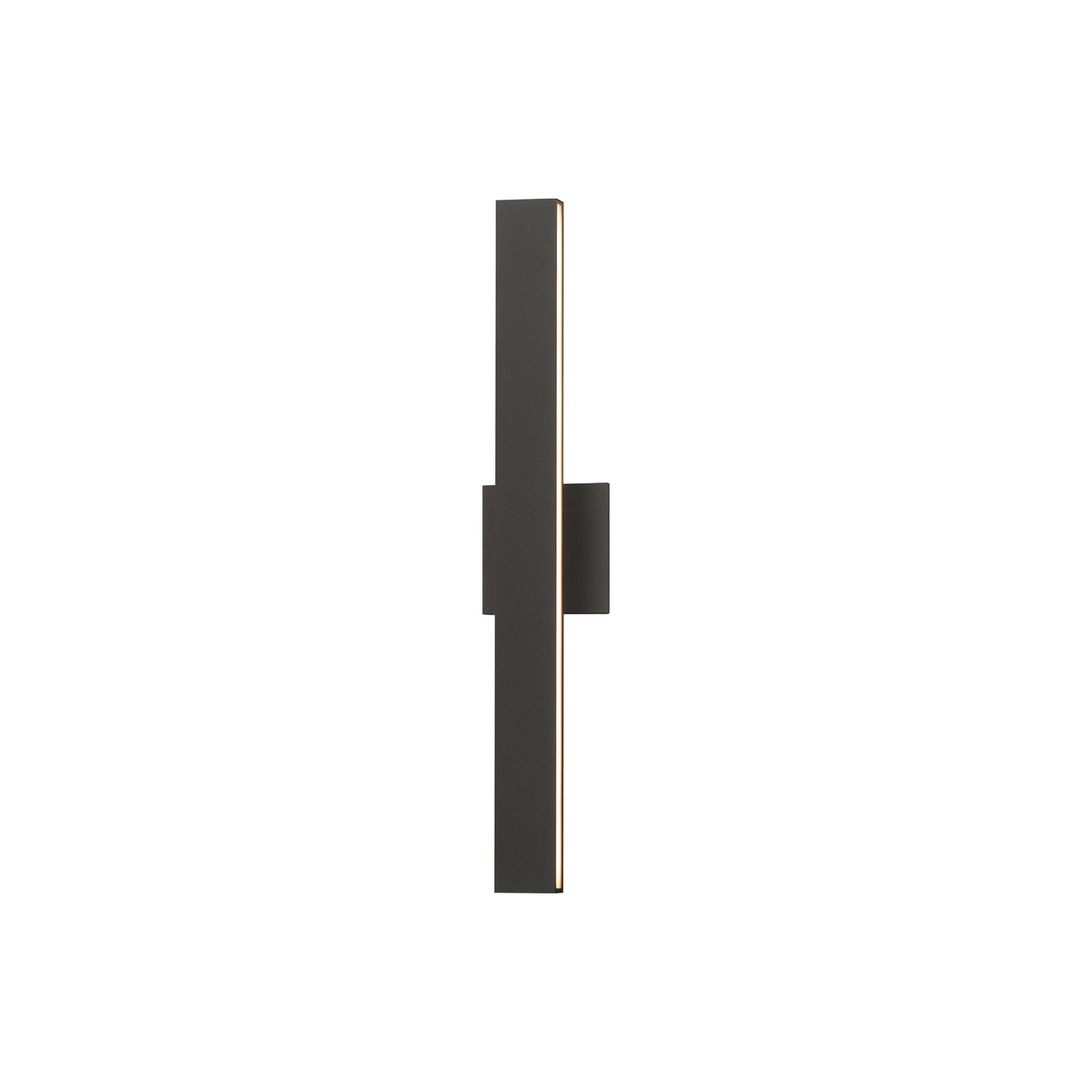 Alumilux Sideline Outdoor LED Wall Light in Architectural Bronze (24-Inch).