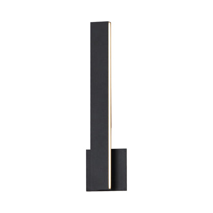 Alumilux Sideline Vertical Outdoor LED Wall Light in Black.