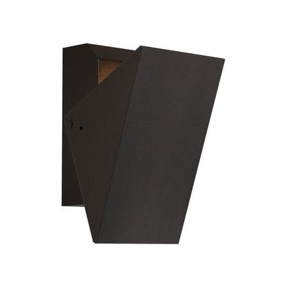 Alumilux Tilt Outdoor LED Wall Light in Black (5.25-Inch).