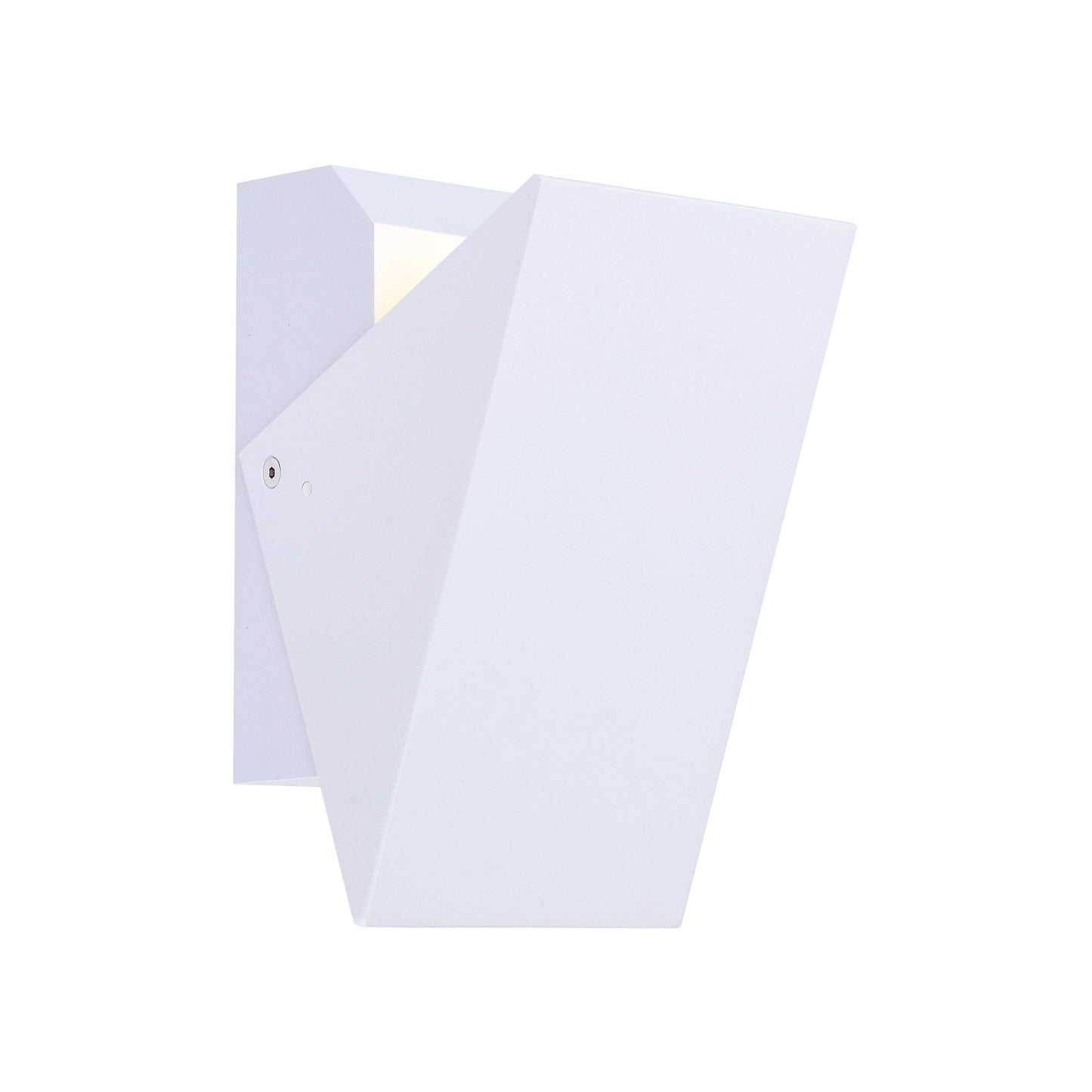 Alumilux Tilt Outdoor LED Wall Light in White (5.25-Inch).