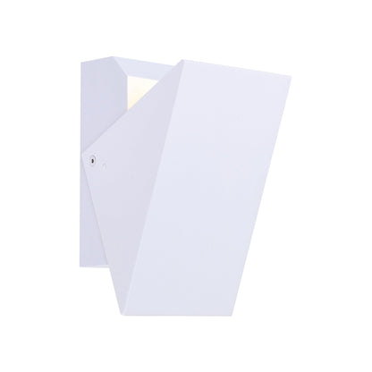 Alumilux Tilt Outdoor LED Wall Light in White (5.25-Inch).