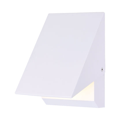 Alumilux Tilt Outdoor LED Wall Light in White (7-Inch/120V).