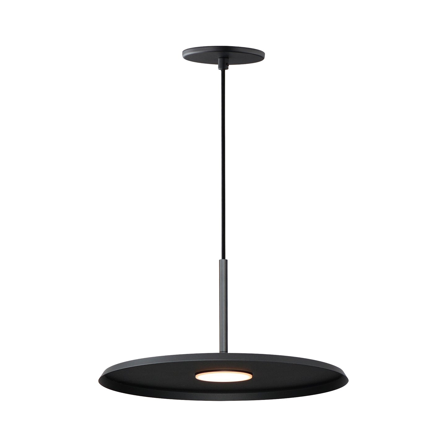 Berliner LED Pendant Light in Black (13.75-Inch).