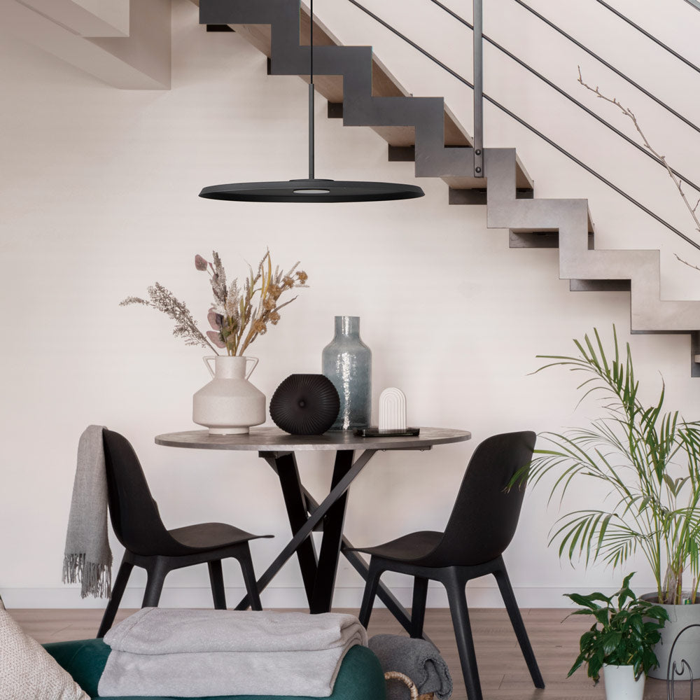 Berliner LED Pendant Light in living room.