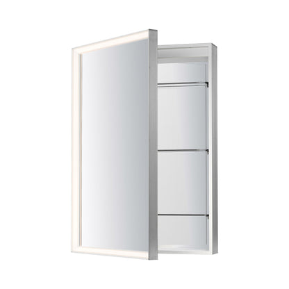 Bevel Cabinet LED Wall Mirror in Detail.