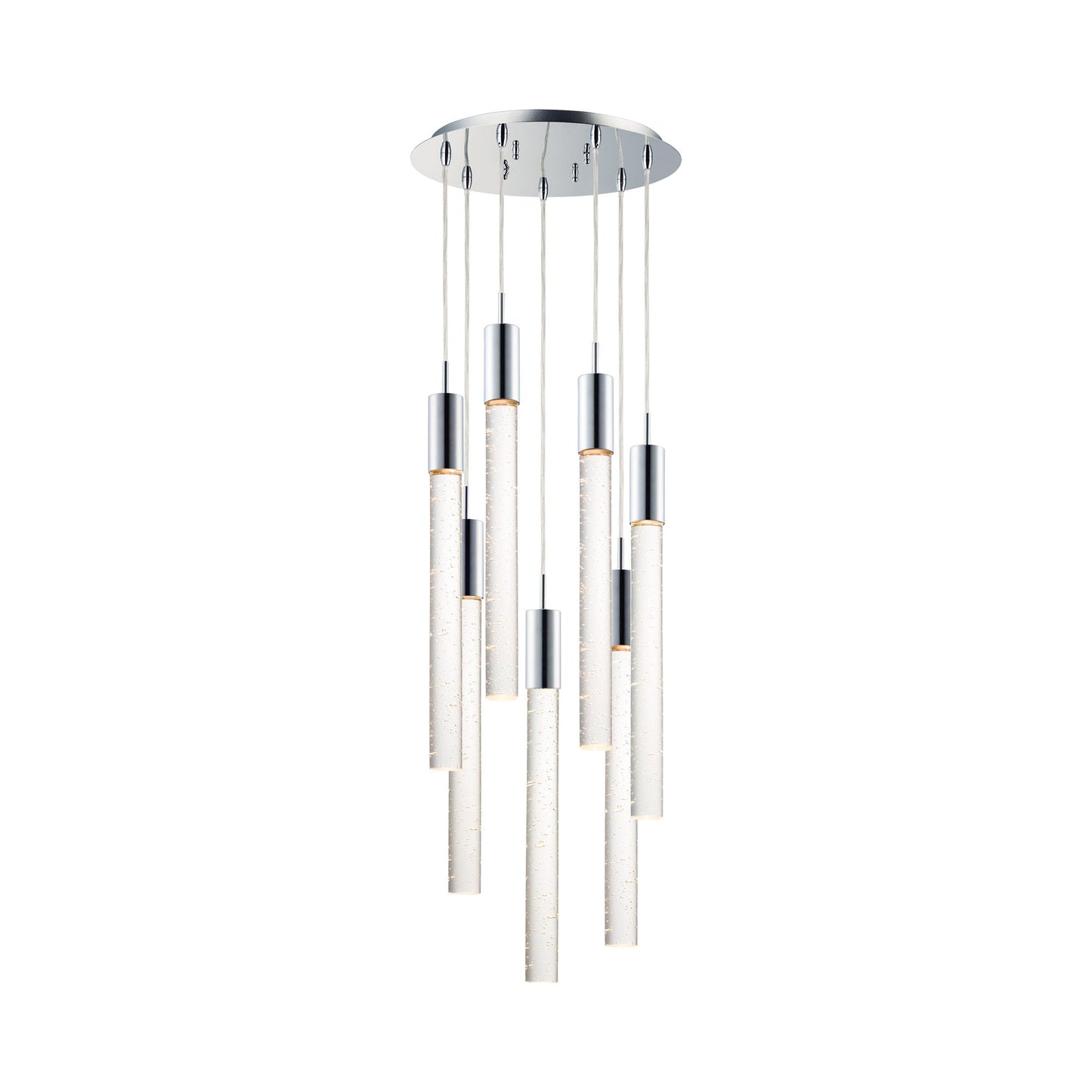 Big Fizz LED Multi Light Pendant Light (7-Light).