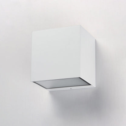 Blok Cube Outdoor LED Wall Light in Detail.
