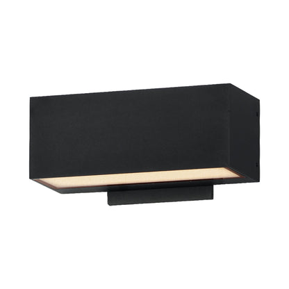 Blok Outdoor LED Wall Light in Black (9-Inch).