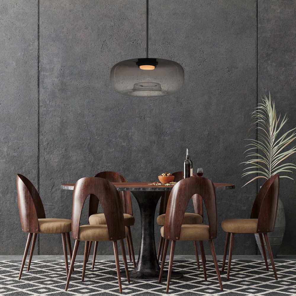 Bombona LED Pendant Light in dining room.