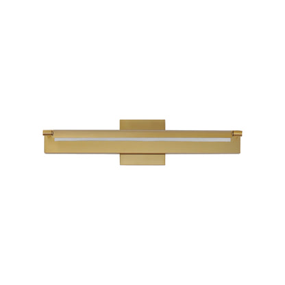 Bookkeeper LED Picture Light in Natural Aged Brass (20.25-Inch).
