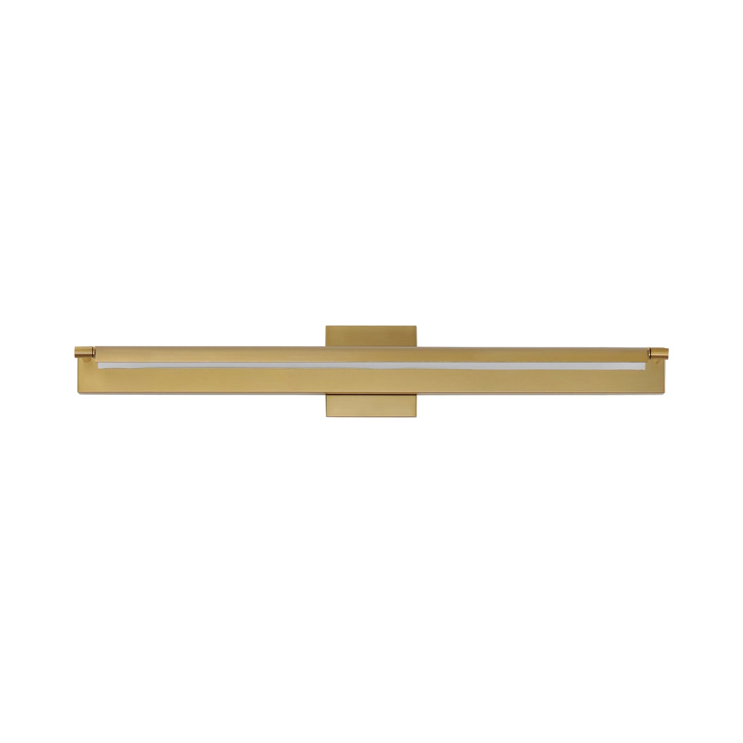 Bookkeeper LED Picture Light in Natural Aged Brass (30-Inch).