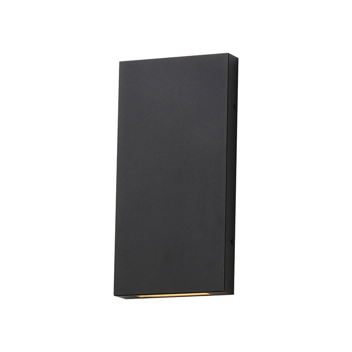 Brik Outdoor LED Wall Light in Black (Large).
