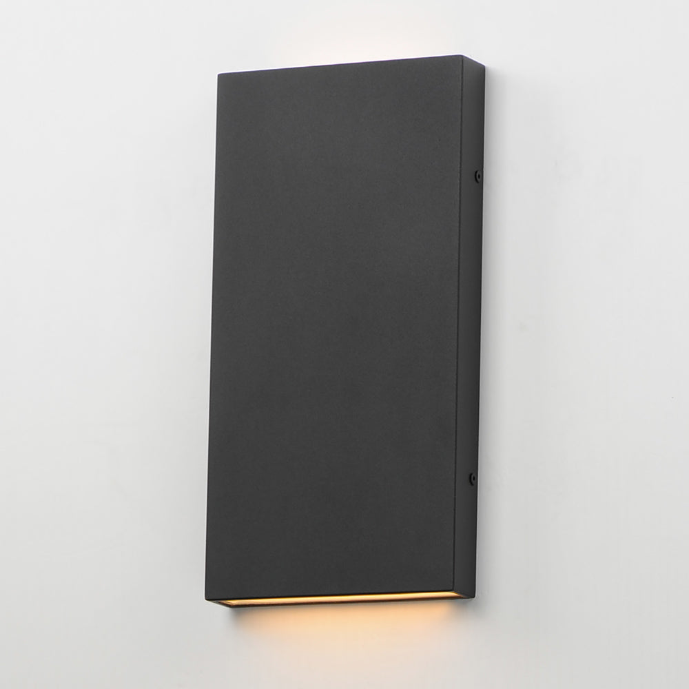 Brik Rectangular Outdoor LED Wall Light in Detail.
