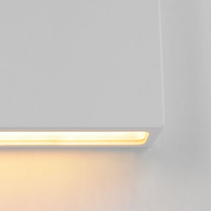 Brik Rectangular Outdoor LED Wall Light in Detail.