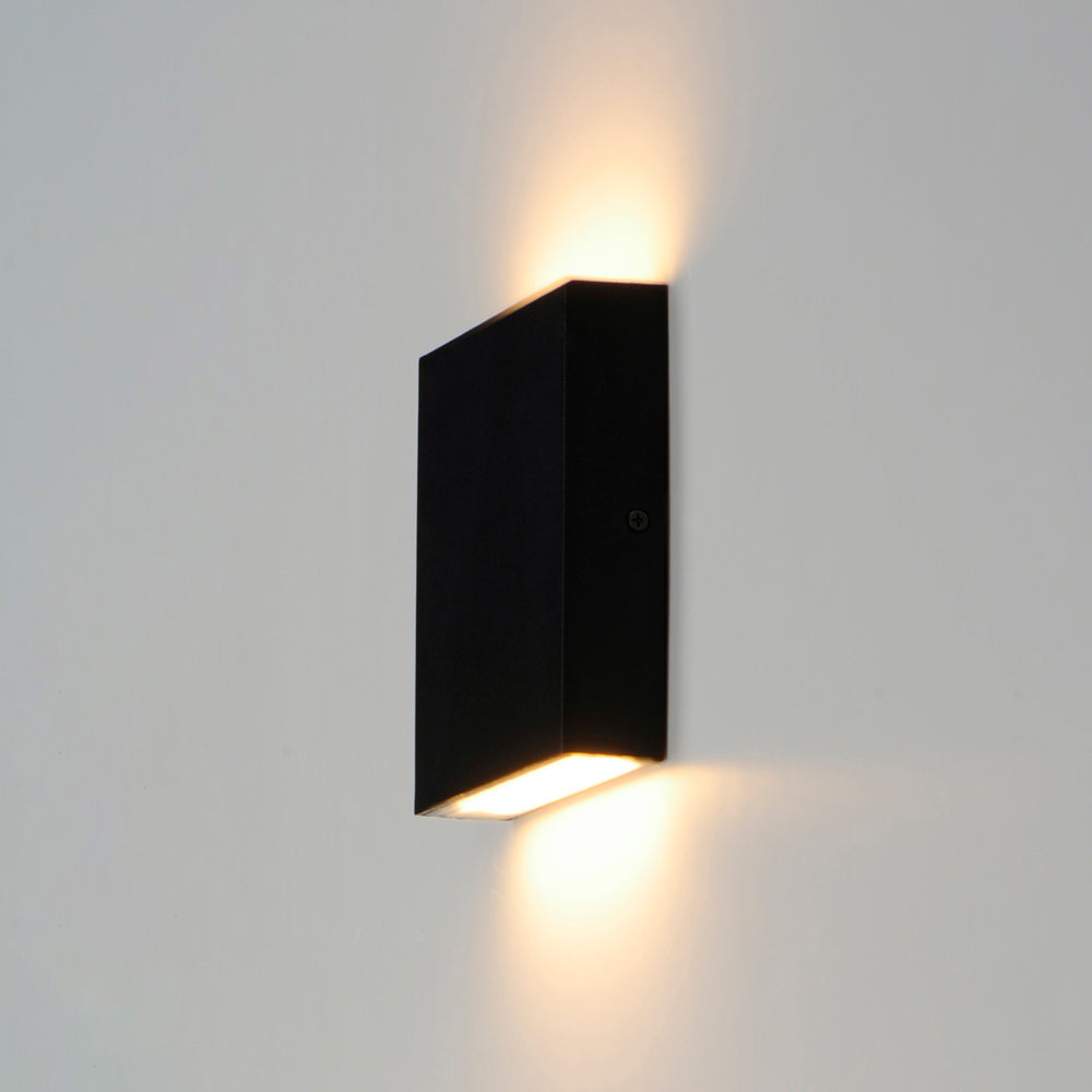 Brik Square Outdoor LED Wall Light in Detail.