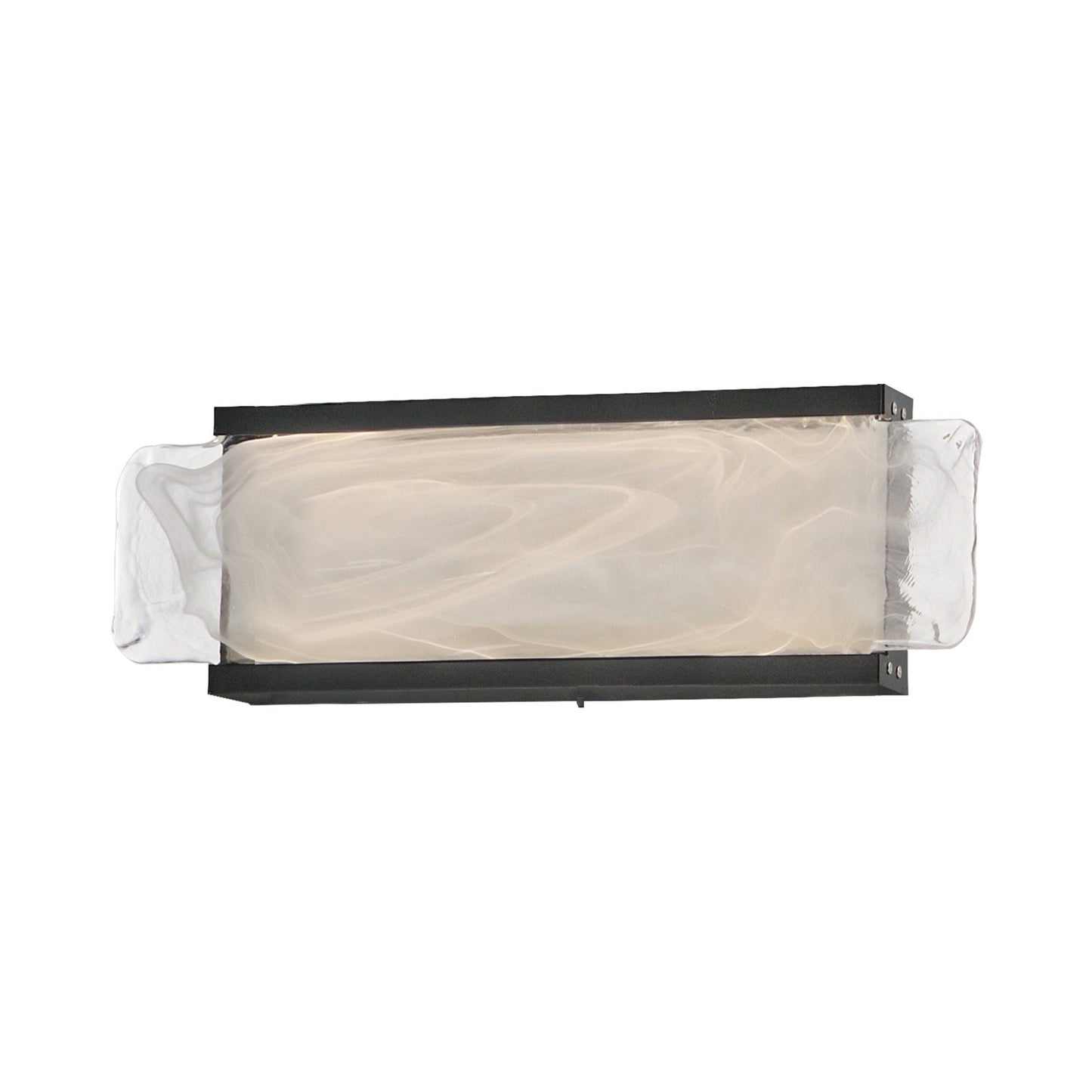 Celine LED Bath Vanity Light in Black (16-Inch).